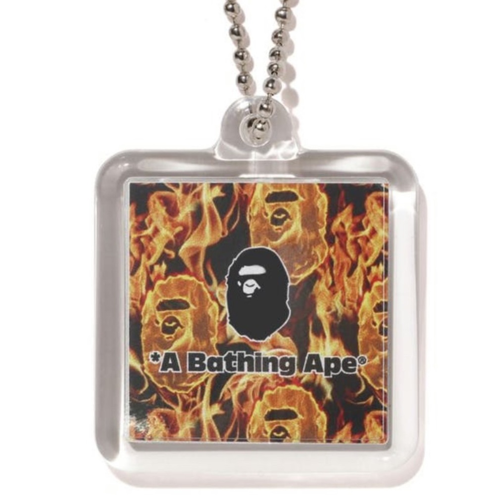 Bape Flame Keychain